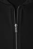 Jersey-Blouson mit Glitzer black