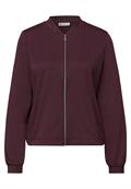 Jersey-Blouson mit Glitzer jazz berry