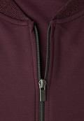 Jersey-Blouson mit Glitzer jazz berry