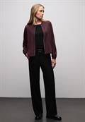 Jersey-Blouson mit Glitzer jazz berry