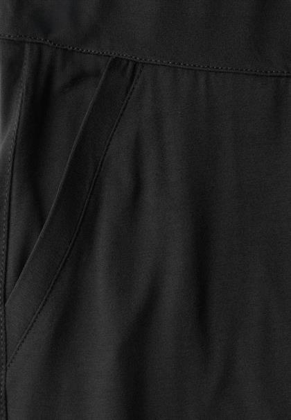 Jersey-Hose im Loose Fit black