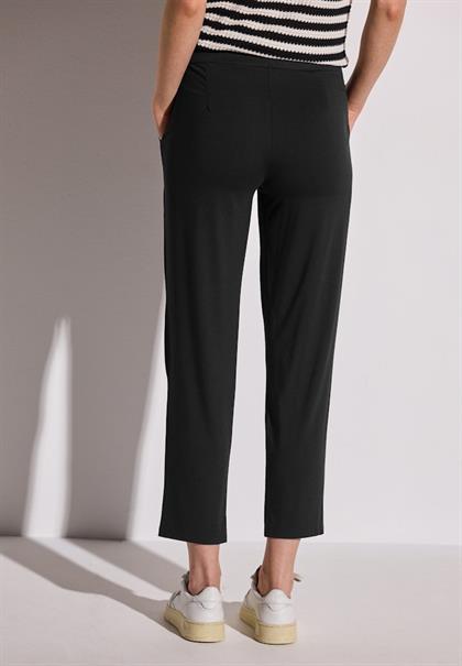 Jersey-Hose im Loose Fit black