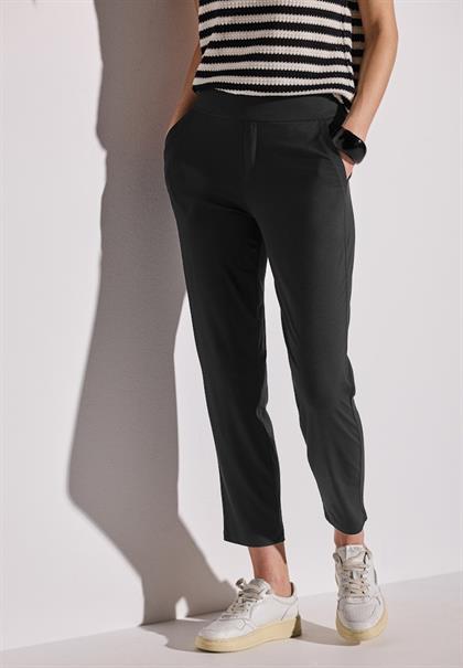 Jersey-Hose im Loose Fit black