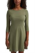 Jersey-Kleid aus Organic Cotton khaki green