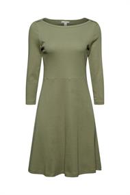 Jersey-Kleid aus Organic Cotton khaki green