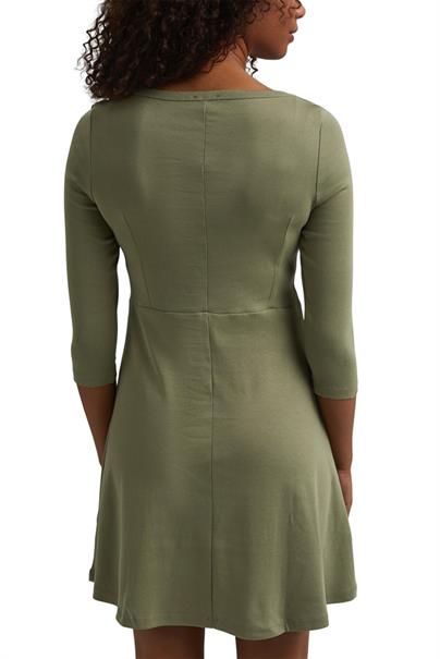 Jersey-Kleid aus Organic Cotton khaki green