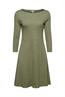 Jersey-Kleid aus Organic Cotton khaki green