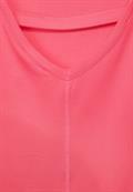 Jersey Kleid in Unifarbe intense coral