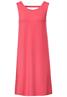 Jersey Kleid in Unifarbe intense coral
