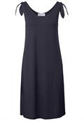 Jersey-Kleid mit Knoten dark void blue
