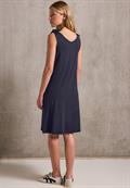 Jersey-Kleid mit Knoten dark void blue