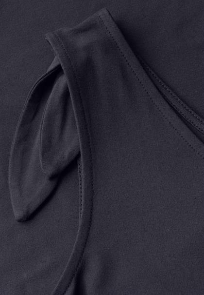 Jersey-Kleid mit Knoten dark void blue