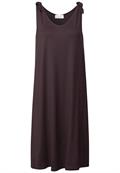 Jersey-Kleid mit Knoten fudge red