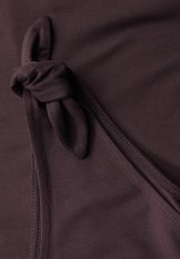 Jersey-Kleid mit Knoten fudge red