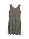 Jersey Kleid mit Rückendetail abstract black grid design