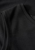 Jersey-Kleid mit Volants black