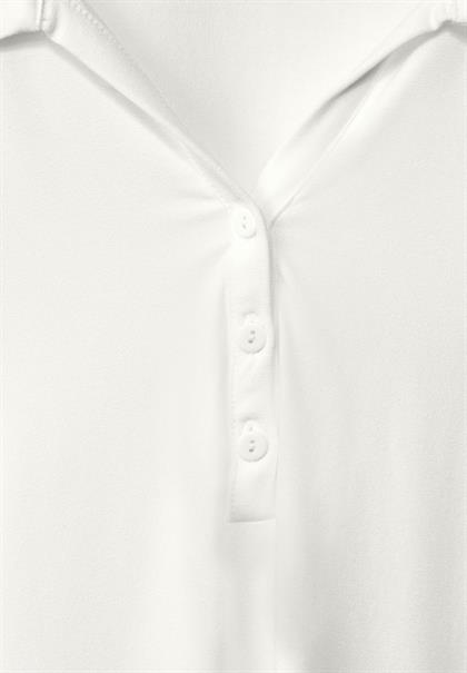 Jersey Poloshirt off white
