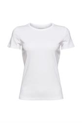 ESPRIT Damen T-Shirt 033ee1k332 – Lässiges Tanktop Aus Baumwoll-Leinen-Mix