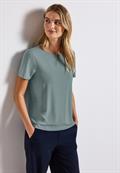 Jersey-Shirt mit Cut-Out arona blue