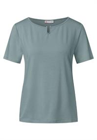 Jersey-Shirt mit Cut-Out arona blue