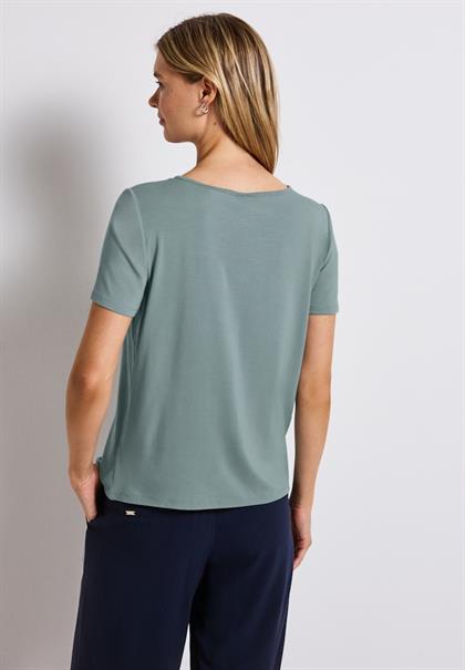 Jersey-Shirt mit Cut-Out arona blue
