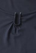 Jersey-Shirt mit Cut-Out deepwater blue
