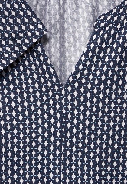 Jersey Shirt mit Print deep blue
