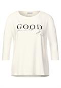 Jersey T-Shirt mit Wording off white