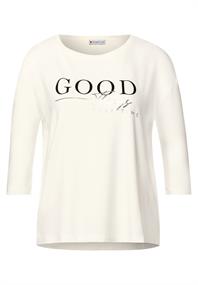 Jersey T-Shirt mit Wording off white