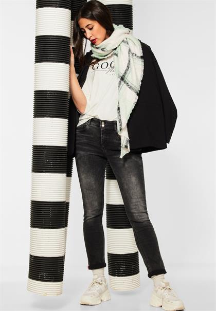 Jersey T-Shirt mit Wording off white