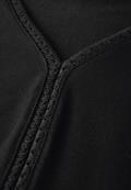Jersey-Top mit Häkeldetails black