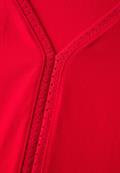 Jersey-Top mit Häkeldetails glory red