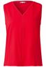 Jersey-Top mit Häkeldetails glory red