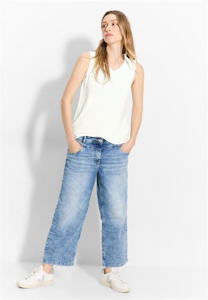 Jersey Top vanilla white