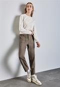 Jersey Twill Cargo-Hose muddy brown