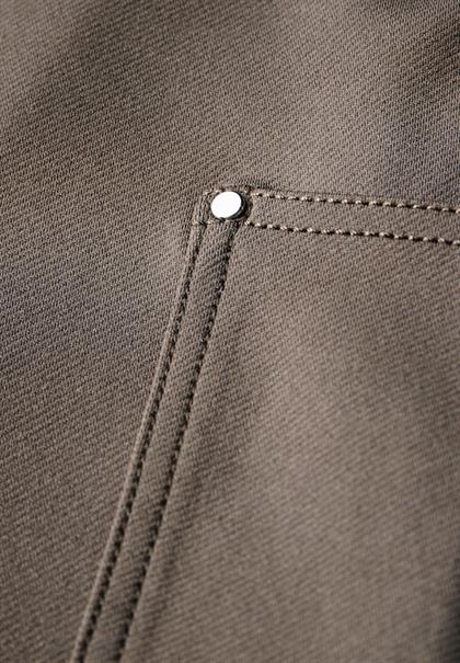 Jersey Twill Cargo-Hose muddy brown