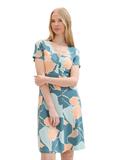 Jerseykleid abstract flower print
