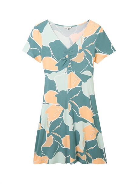 Jerseykleid abstract flower print