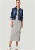 Jerseykleid creamdark blue