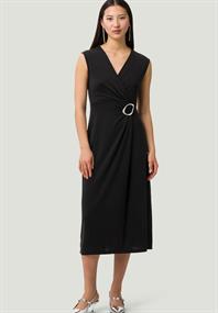 Jerseykleid mit Schnalle black beauty