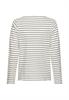 Jerseyshirt aus 100% Baumwolle dark olive stripes