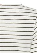 Jerseyshirt aus 100% Baumwolle dark olive stripes