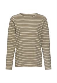 Jerseyshirt aus 100% Baumwolle sage stripes
