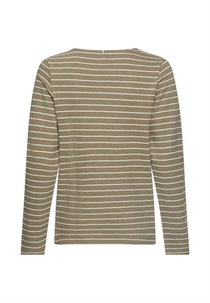 Jerseyshirt aus 100% Baumwolle sage stripes