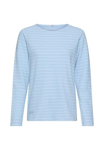 Jerseyshirt aus 100% Baumwolle soft blue stripes