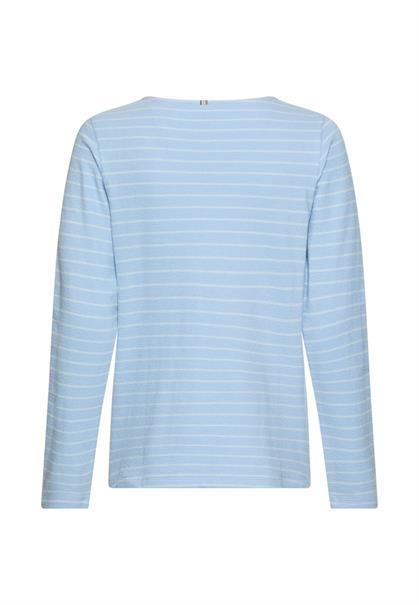 Jerseyshirt aus 100% Baumwolle soft blue stripes