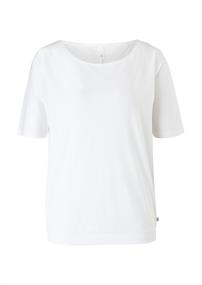 Jerseyshirt aus Baumwollmix weiß
