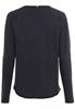 Jerseyshirt mit Rundhalsauschnitt dark navy