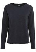 Jerseyshirt mit Rundhalsauschnitt dark navy