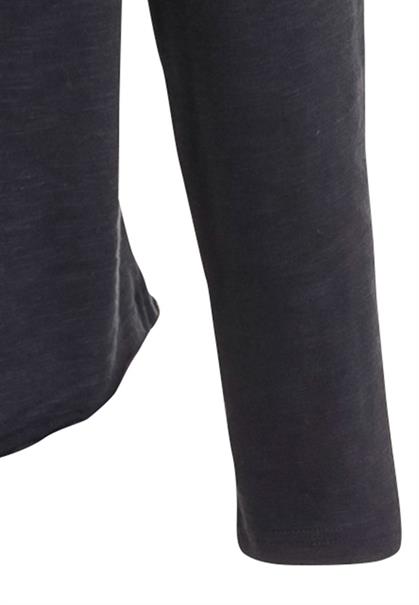 Jerseyshirt mit Rundhalsauschnitt dark navy